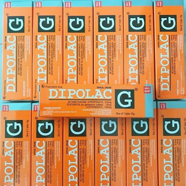 Dipolac G Ointment Antifungal 1 box 10 pcs 150 gr. Vietnam