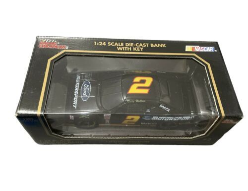 1995 Racing Champions 1/24 Diecast Bank With Key NASCAR Rusty Wallace - $19.99