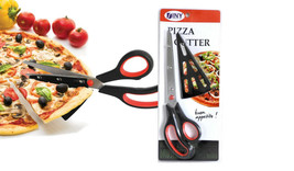 Pizza Scissors 11&quot; Cutter Stainless Steel With Spatula Slide Under and Cut - $9.89