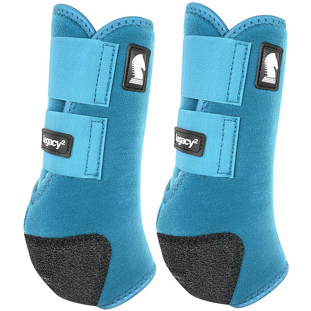 Classic Equine Legacy2 Horse Front Hind Sports Boots 4 Pack Teal U-02TL ...