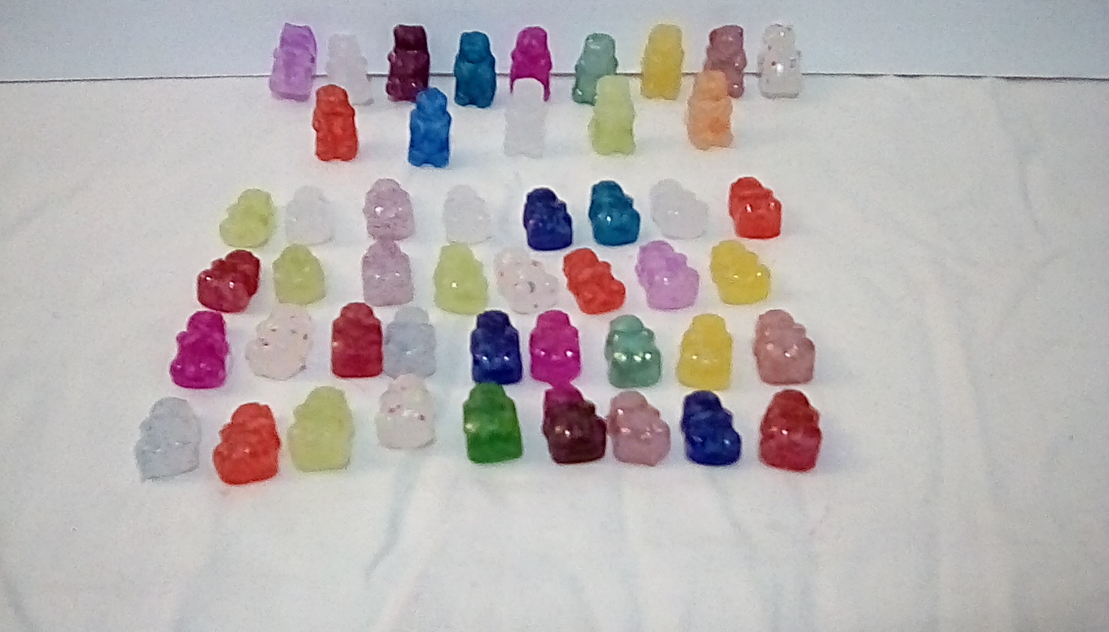 Mix 100pc Mini Gummy Bears Glue Sticks Smallcandy Charmsgummy