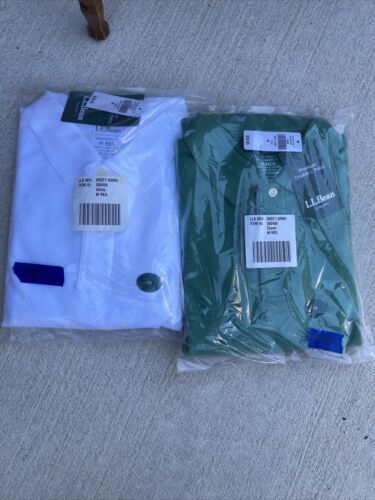 Primary image for 2 Golf Shirts LLBean. Men's M