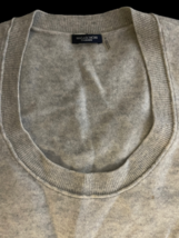 NWOT Magaschoni Women Gray 100% Cashmere Sleeveless Sweater Top Vest Sz Medium image 8