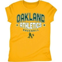 Oakland Athletics Girls Short Sleeve Graphic Tee, Various Sizes - $9.99
