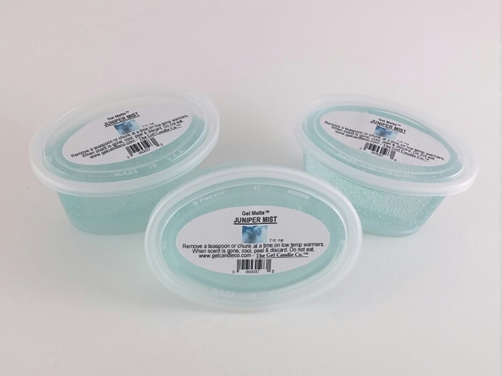 Juniper Mist Mineral Oil Based Long Lasting scented Gel Melts™ Gel Wax for warme - $9.95