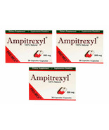 3 PACK AMPITREXYL DIETARY SUPPLEMENT 500 MG  30 CAPSULES - $42.57