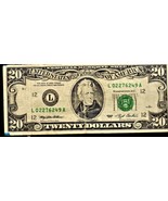$20 Bill  L San Francisco Federal Reserve Note Vintage Money 1993 - $28.50