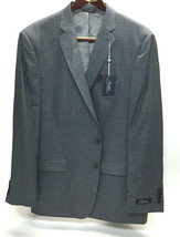 Ralph Lauren Men's Niko Wool-Silk Blend Coat GrayBlue 50Long - $173.63