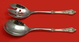 Eloquence by Lunt Sterling Silver Salad Serving Set Pierced 2pc Custom 10 1/2" - $187.11