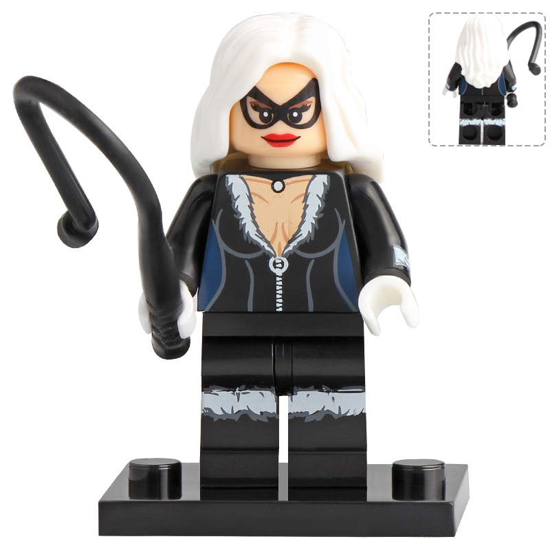 Mine - Black cat marvel spiderman minifigures lego compatible toys