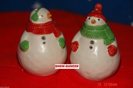 Hallmark 2009  Snowman Salt &amp; Pepper Shakers  New In Package - $14.99