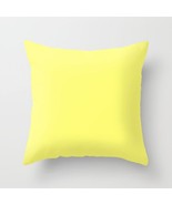 From The Crayon Box - Bright Yellow Solid Color Indoor &amp; Outdoor Throw P... - $29.99+