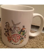 1996 Vintage Warner Brothers Dubai Coffee Mug Bugs Bunny Daffy Duck Loon... - $23.36