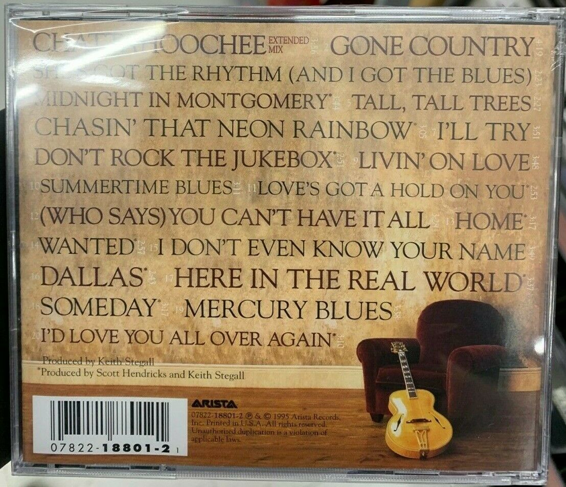 Alan Jackson Greatest Hits Collection Cd Chattahoochee Dont Rock The