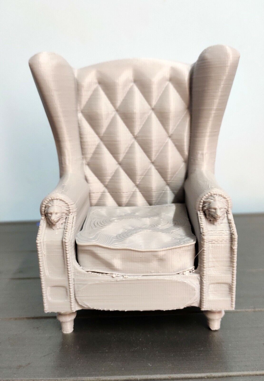 Matrix Morpheus Chair 112 Scale for 6 inch Figure 3D Printed Fan Art