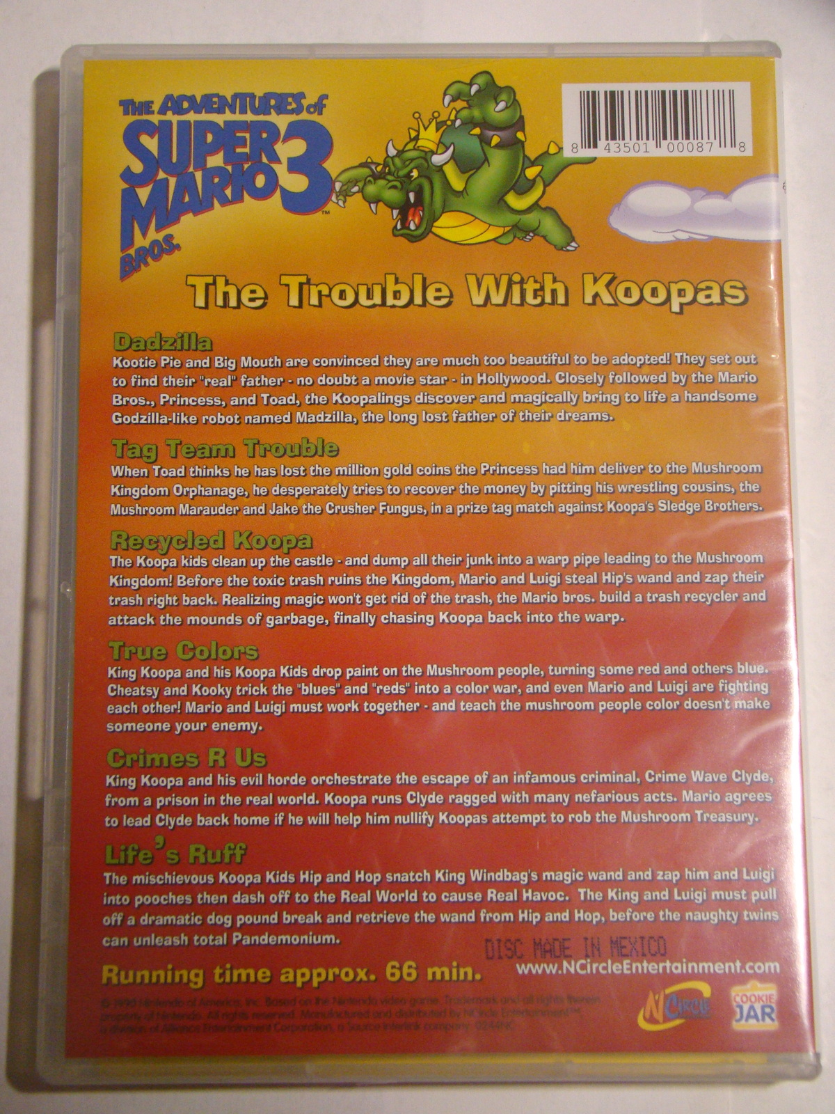 THE ADVENTURES of SUPER MARIO BROS. 3 - The Trouble With Koopas (Dvd ...