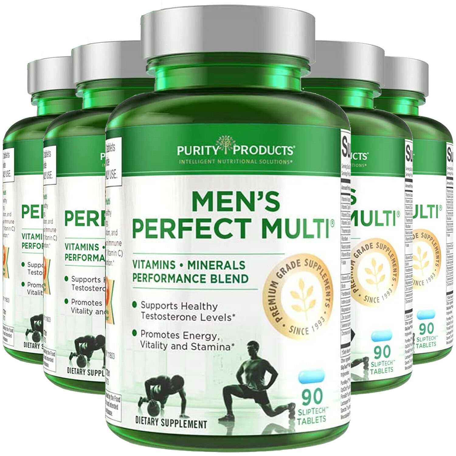 Men's Perfect Multi Purity Products VitaminsMineralsPhytonutrients 5X90Tabs