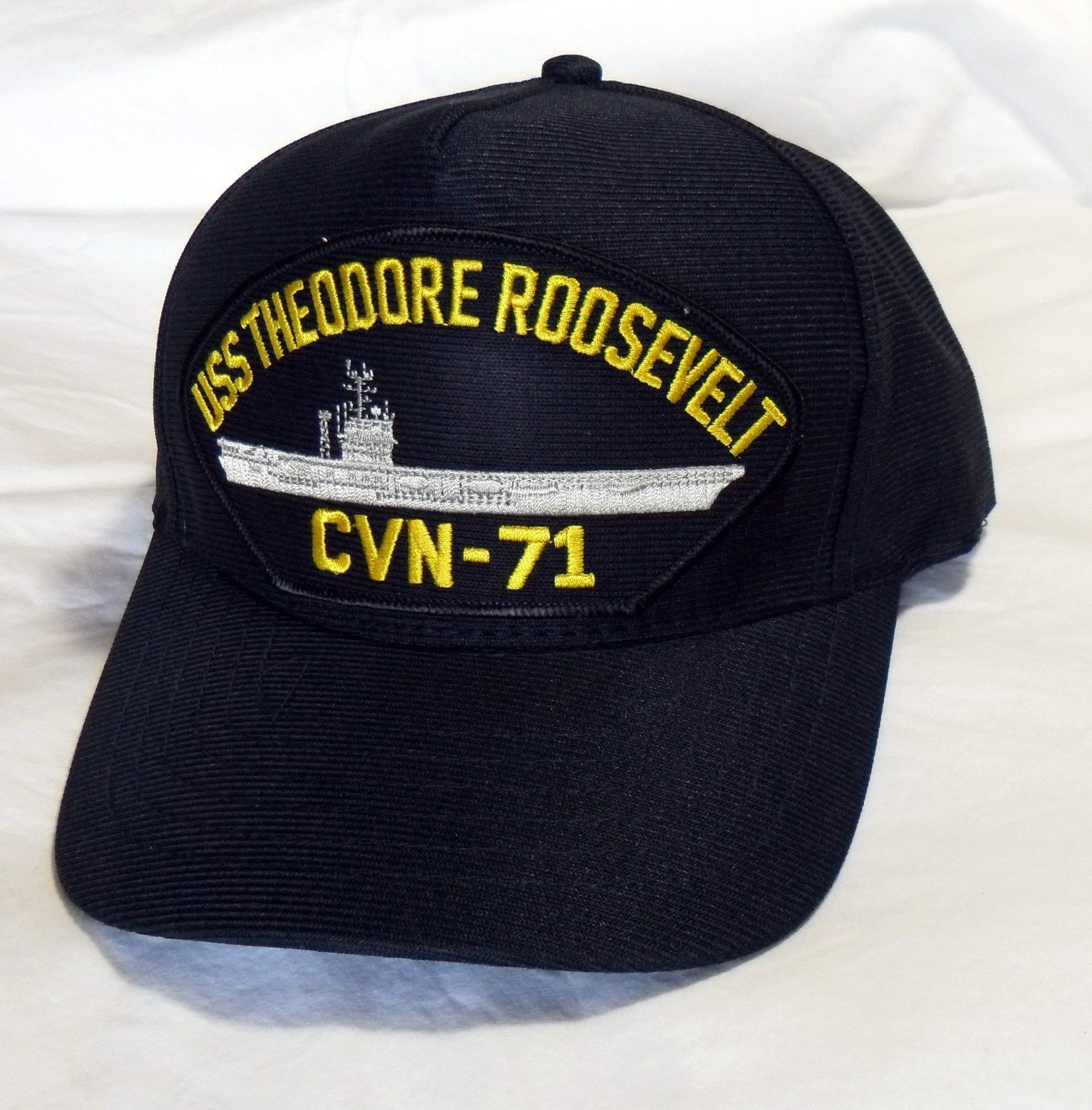 USS Theodore Roosevelt CVN-71 (MADE IN USA) US NAVY SHIP HAT BaseBall ...