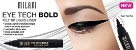 Milani Eye Tech Bold Liquid Eyeliner, 01 Black (Pack of 2) - $29.39