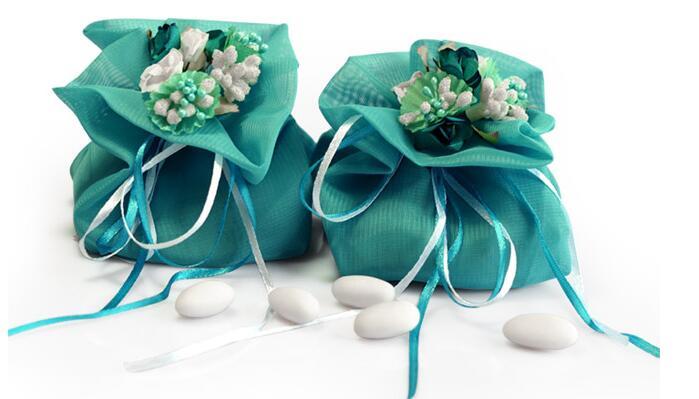 5pieces satin wedding candy bags,wedding favor,wedding Gift bags