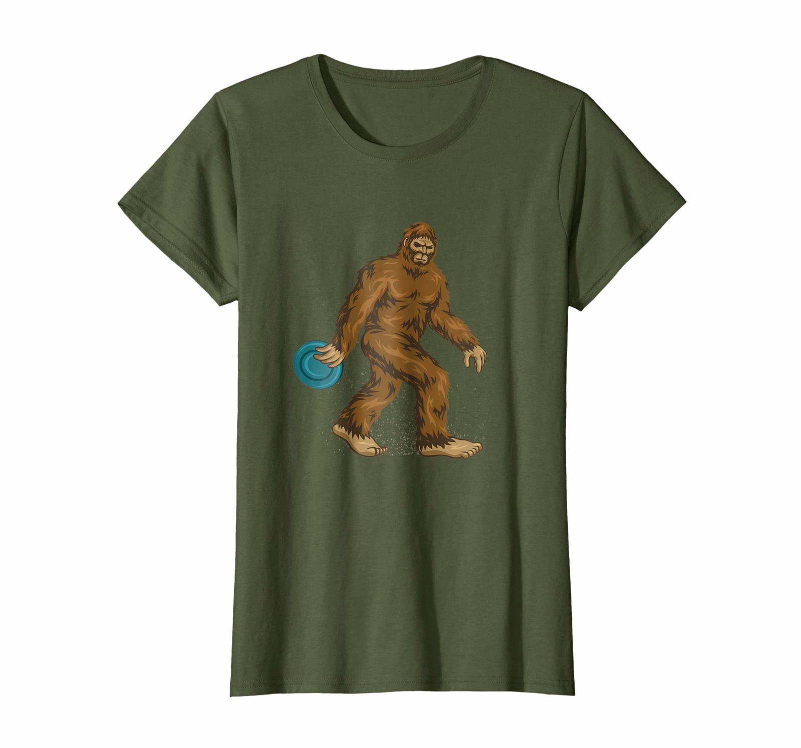 New Shirts Disc Golf Gifts "Bigfoot Disc Golf" Men