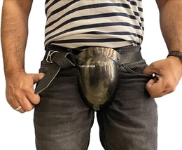 Medieval SCA Steel Groin Buhurt Fighter Crotch Protector 15th Century Codpiece f image 4