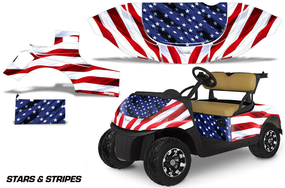Golf Cart Graphics Kit Decal Sticker Wrap For EZGo Freedom RXV 1518