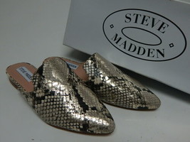 Steve Madden Mattis Sz US 6 M Women's Pointed Toe Casual Slide Mules Snake Print - $42.31