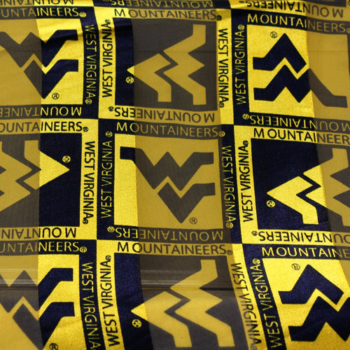 West Virginia Mountaineers 13-by-56 inch Old Gold and Blue Ladies Scarf NEW - $5.99