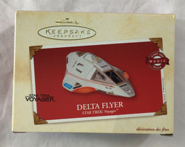 STAR TREK VOYAGER DELTA FLYER 2002 Hallmark Keepsake Collectible Ornamen... - $33.65