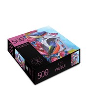 Jigsaw Puzzle 500 Piece Blue Birds Design 28" x 20" Complete Durable Fit Pieces image 2
