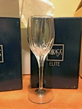 Mikasa Elite NIB Flambe D&#39;Amore wine, water Goblets 2 in each set - $90.00