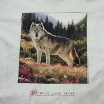 Anvil Men’s Size Large Wildlife Graphic Wolf T Shirt Humane Society 2006 Nature - $24.93