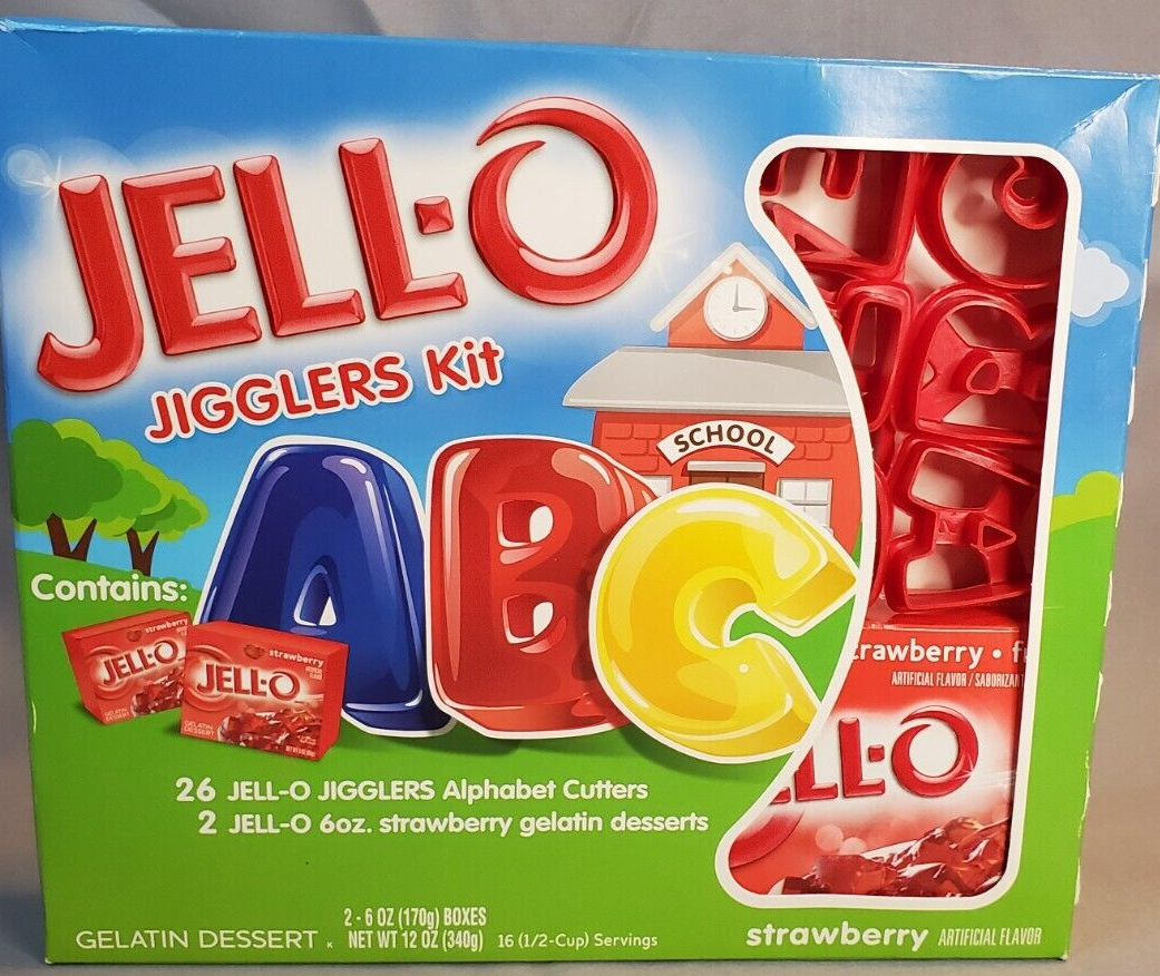 Jello Jigglers 26 ABC Alphabet Letters Molds Cookie Clay Cutters