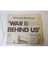 ORIGINAL Pgh Post Gazette Newspaper February 28 1991 Operation Desert Storm Ends - $49.49