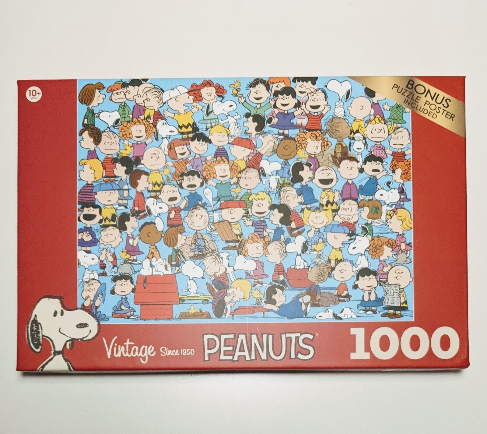 New! Peanuts 1000 Piece Puzzle with Bonus Puzzle Poster Snoopy Charlie ...