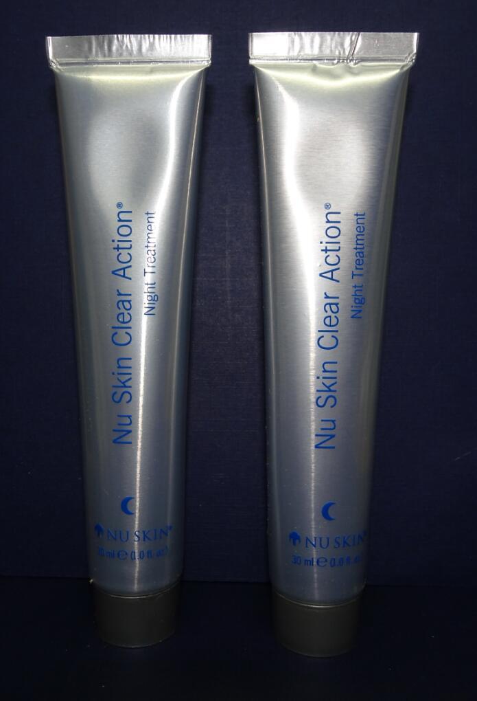 Two pack: Nu Skin Nuskin Clear Action Acne Medication Night Treatment Box x2