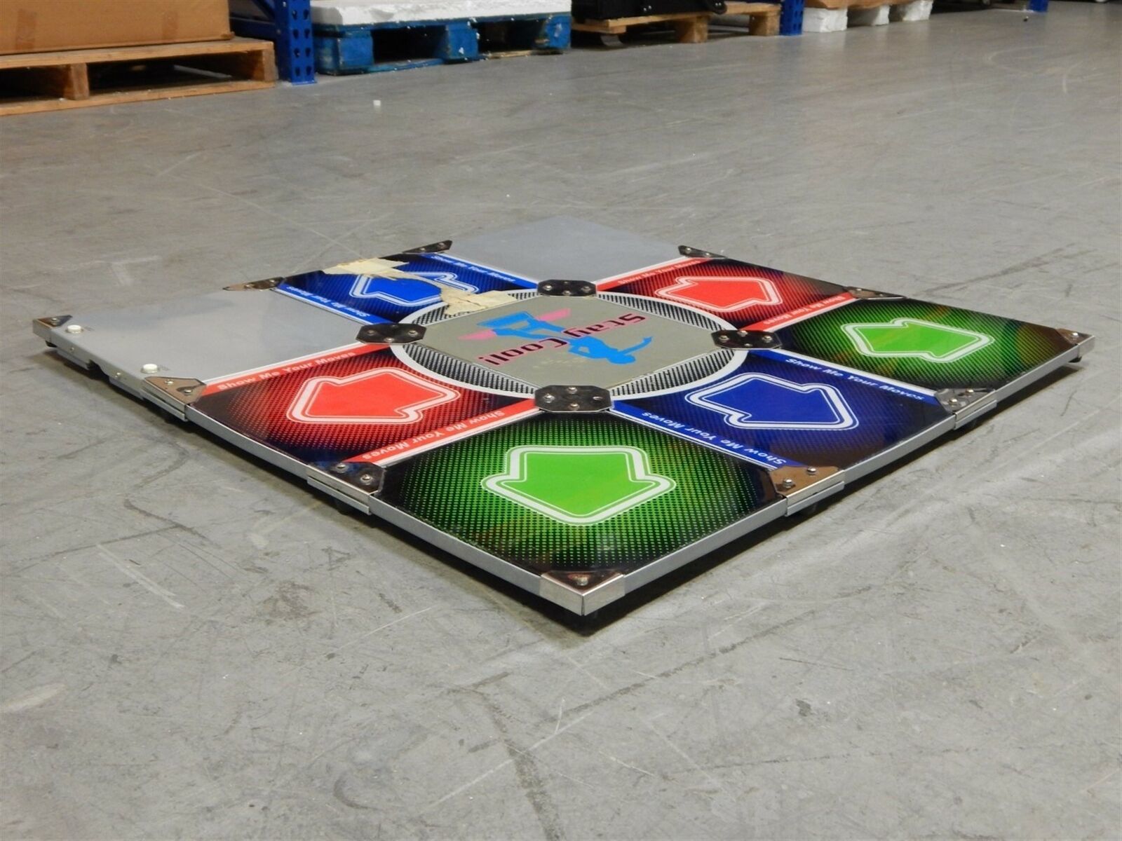 Lot of 2x Defective DDR Dance Revolution Metal Arcade Pad AS-IS For ...