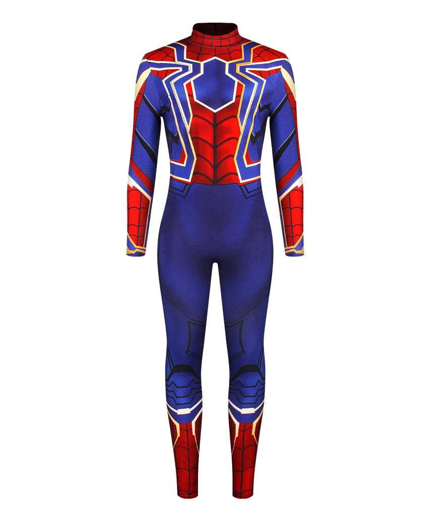 Iron Spider-man Infinity War Endgame Men's Cosplay Halloween Costume ...