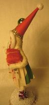Vintage Inspired Spun Cotton Christmas Girl Ornament No. 83G image 3