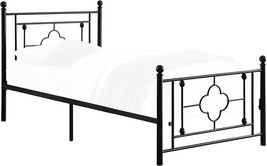Morris Metal Platform Bed, Twin, Black, By Homelegance. - $153.93