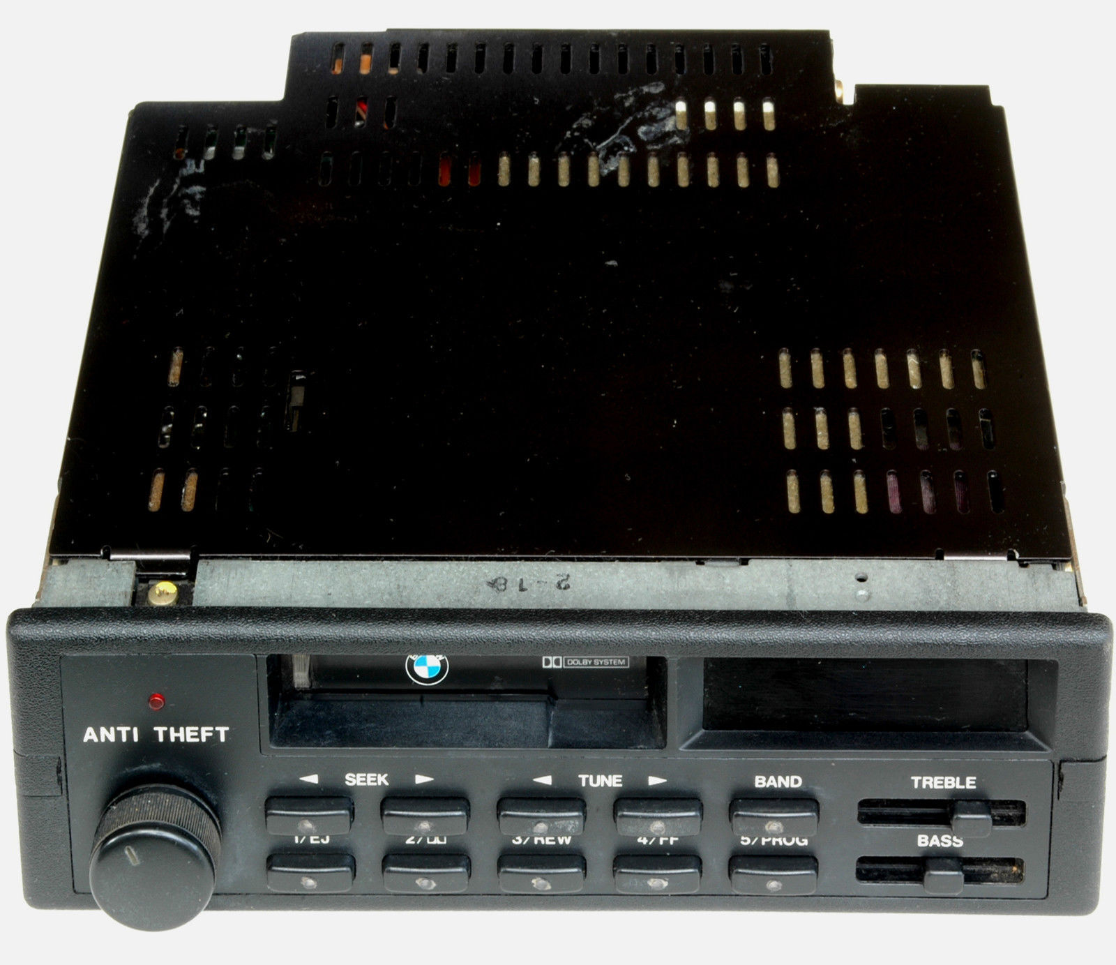 BMW OEM AM FM RADIO W/ CASSETTE PLAYER AND WB +CODE 1985 1986 1987 1988