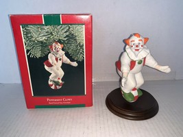 Hallmark Keepsake Ornament Peppermint Clown Hand Painted Fine Porcelain 1989 - $10.00