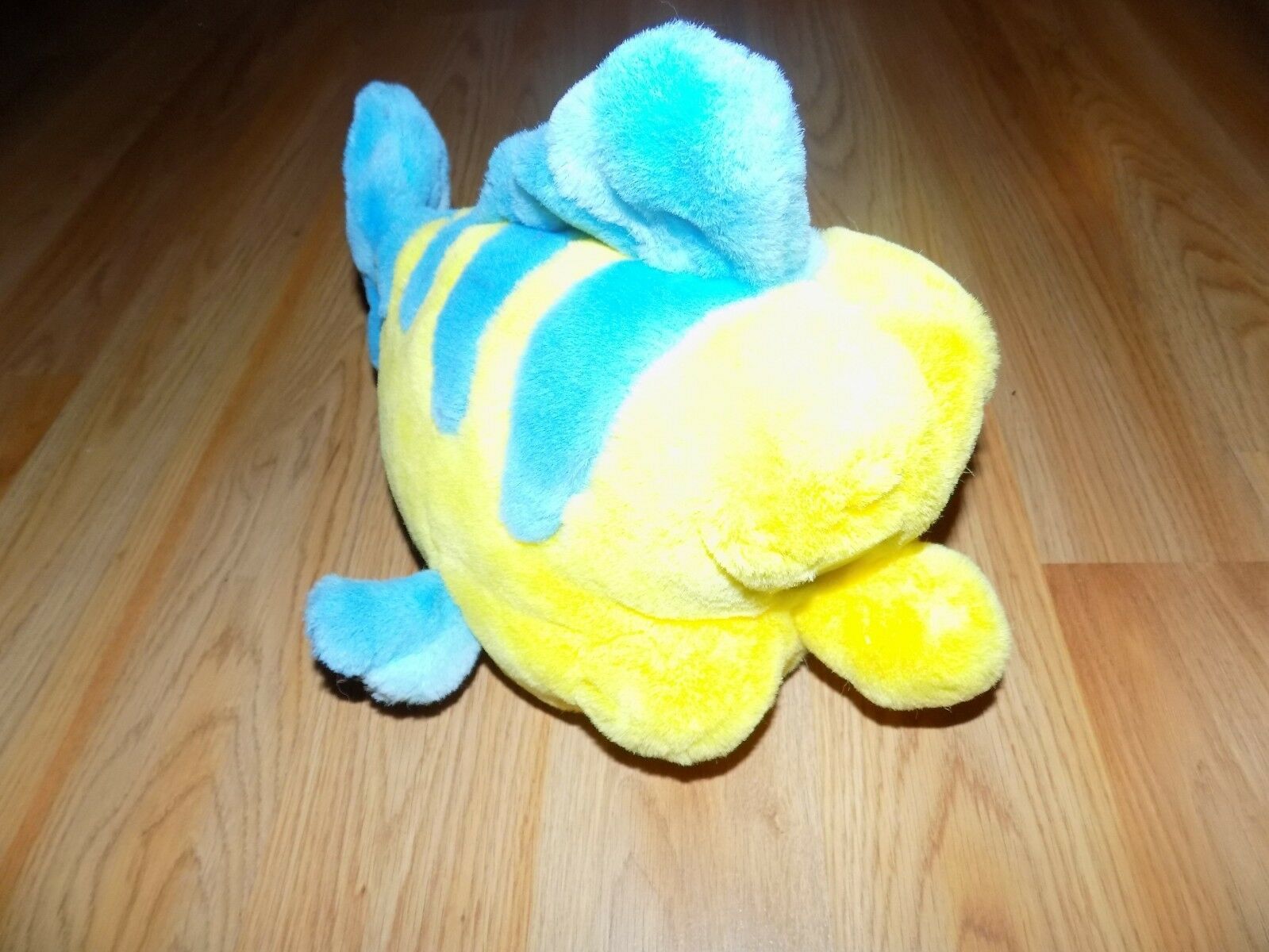 Disney The Little Mermaid Flounder Fish Plush Stuffed Animal Blue