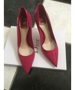 NIB 100% AUTH Christian Dior Cherie Patent Leather Pointy Pumps 8cm $650 - $398.00