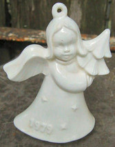 White Porcelain 1979 Goebel Angel Ornament Holding Tree - $12.99