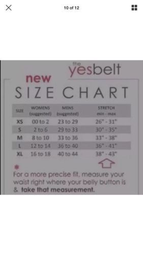 mk belt womens size chart