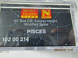 Micro-Trains # 10200214 Pisces 60' Box Car Constellation Zodiac Series (N) image 5