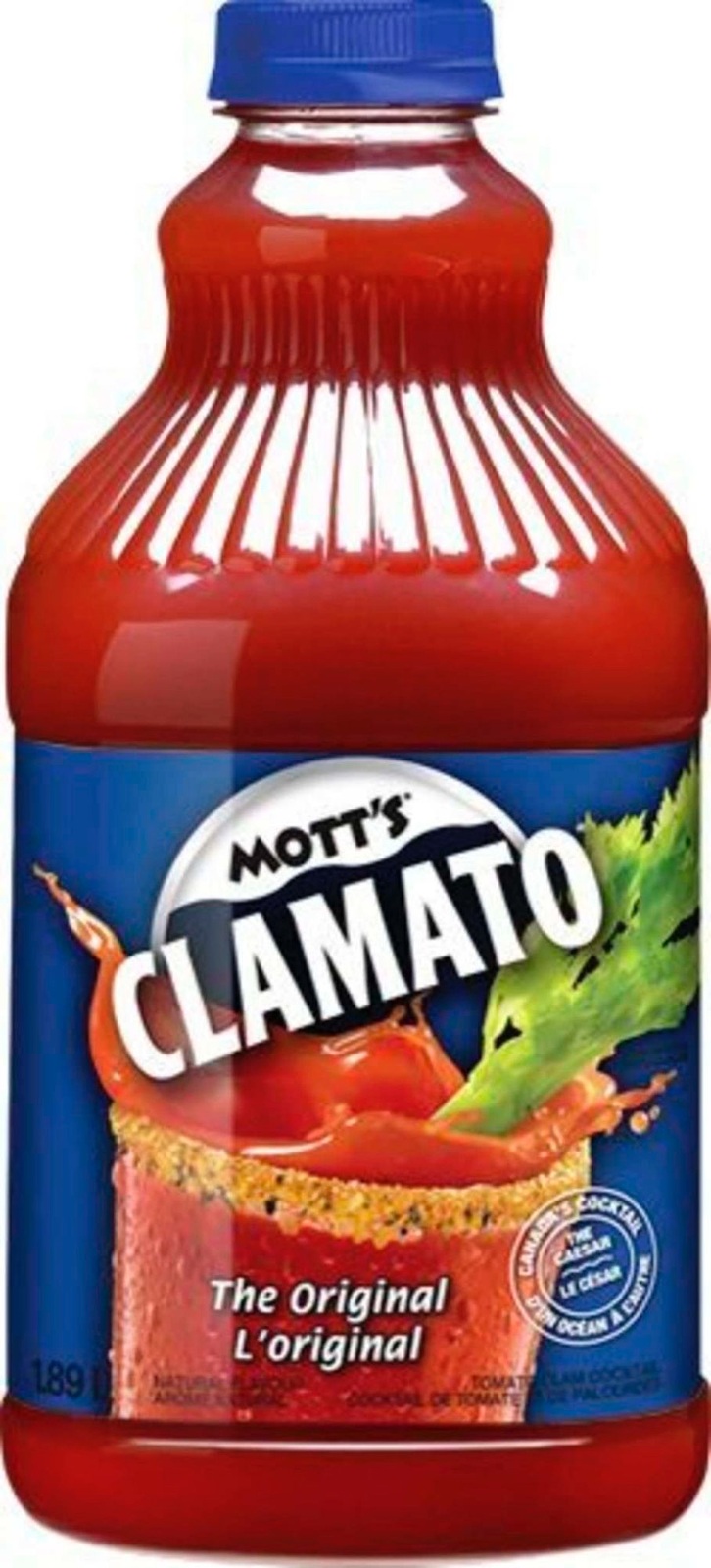 Mott’s Clamato The Original Tomato Clam Cocktail Juice 4 x 1.89L