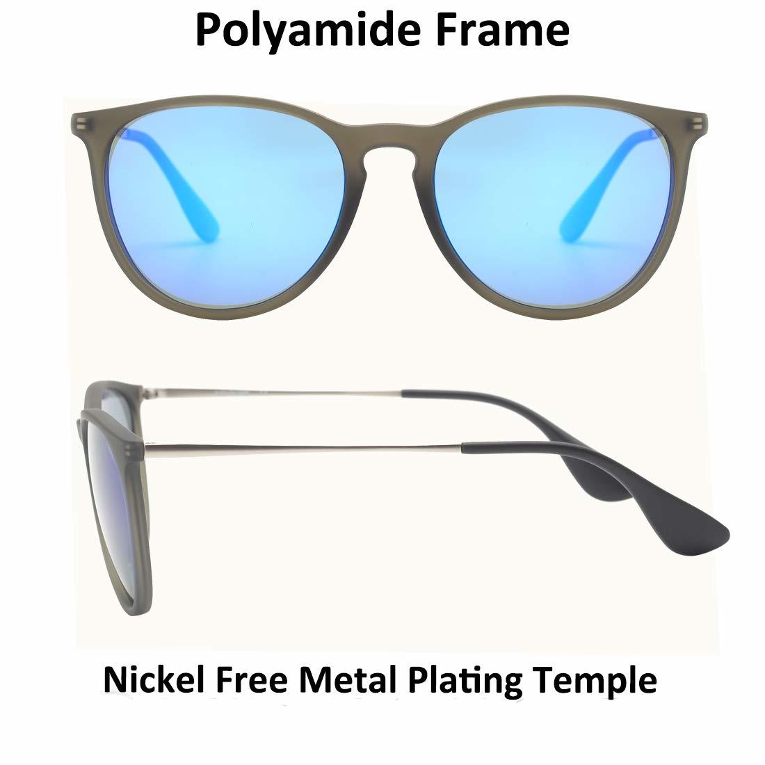 Polarized Vintage Round Sunglasses Women Men Scratch Resistant